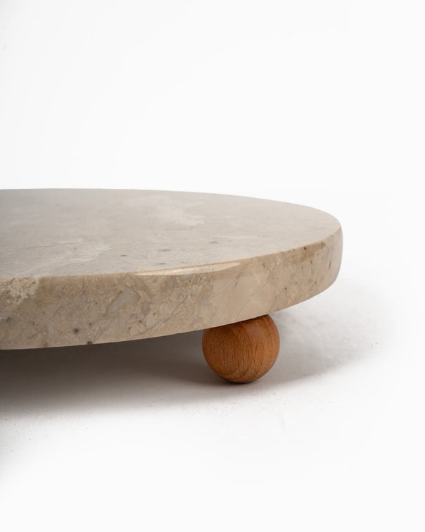 Milos Marble Serving Stand (25 cm)