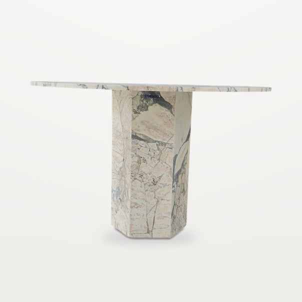 Calacatta Viola marble dining table