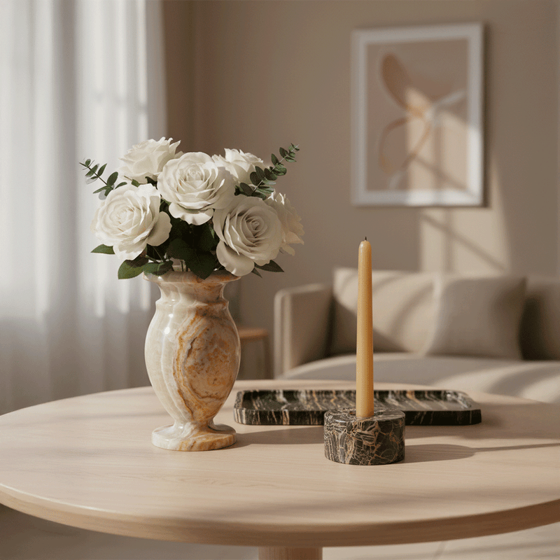How to Choose Marble Candle Holders, Trays and Vases