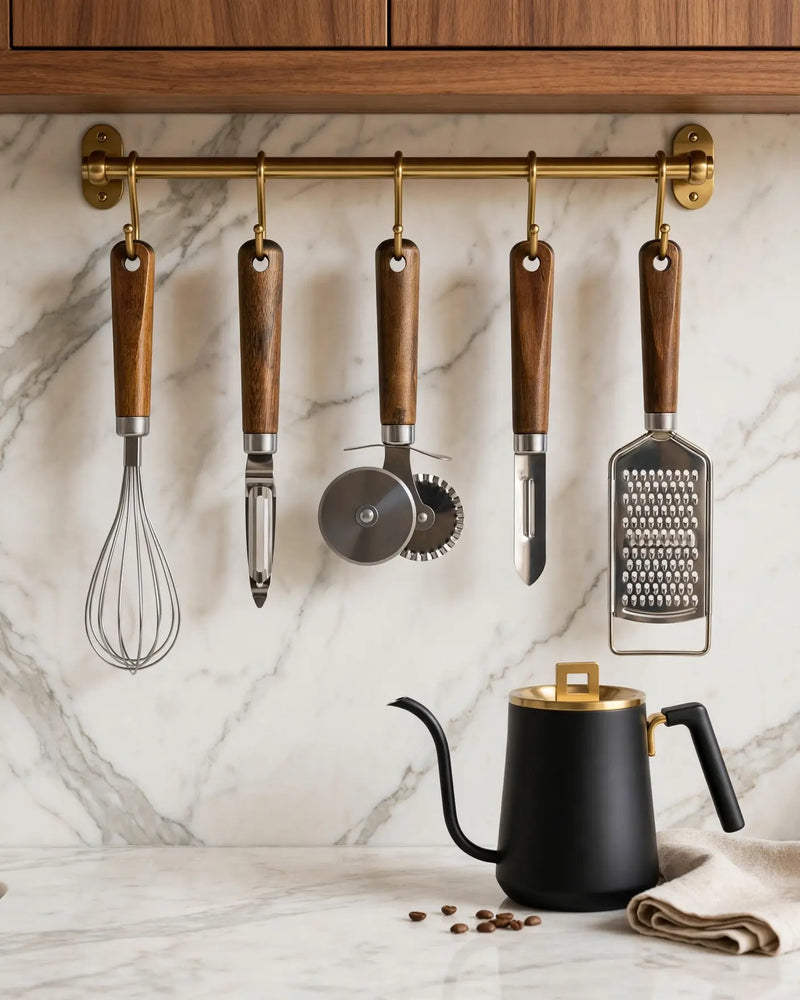 Natura Stainless Steel 5-Piece Kitchen Prep Tool Set