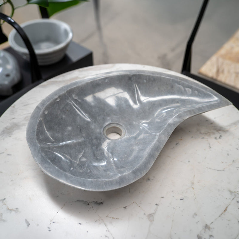 Lidya Dark Marble Vessel Sink