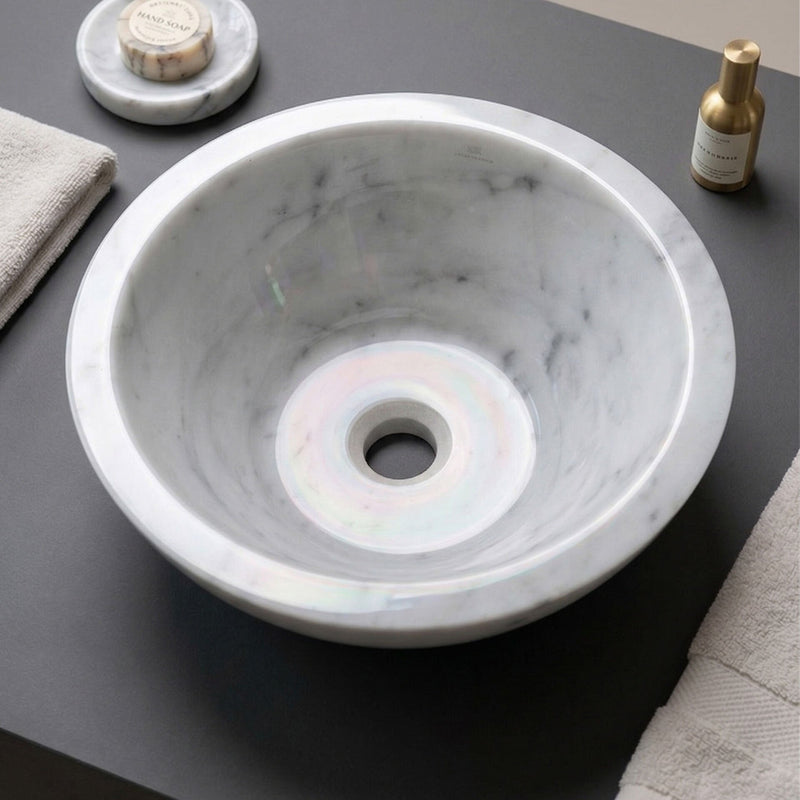 Solid Marble Vessel Sink