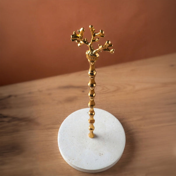 Travertine Paper Towel Holder