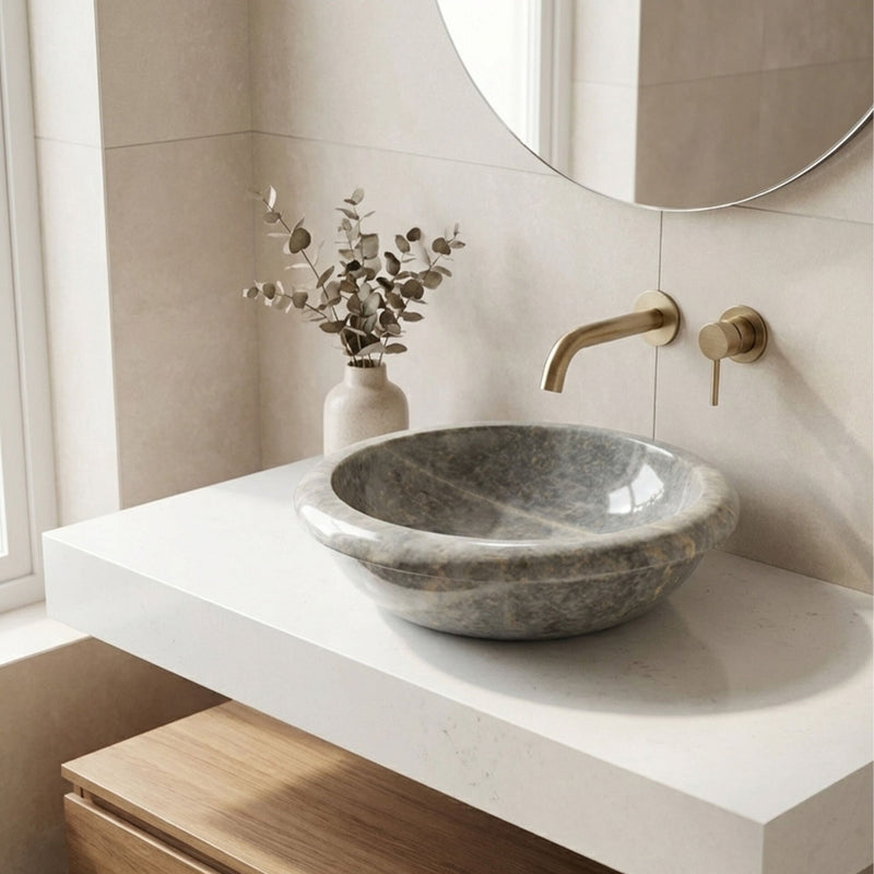 Glint Marble Vessel Sink