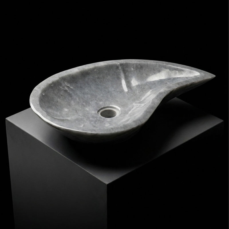 Lidya Dark Marble Vessel Sink