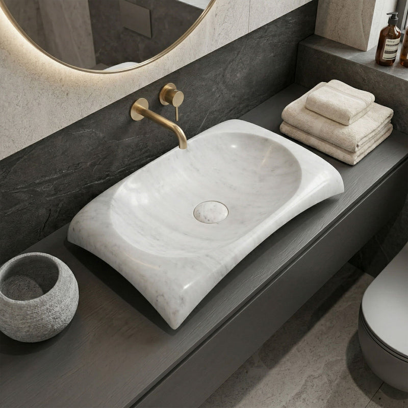 Mono Marble Block Sink