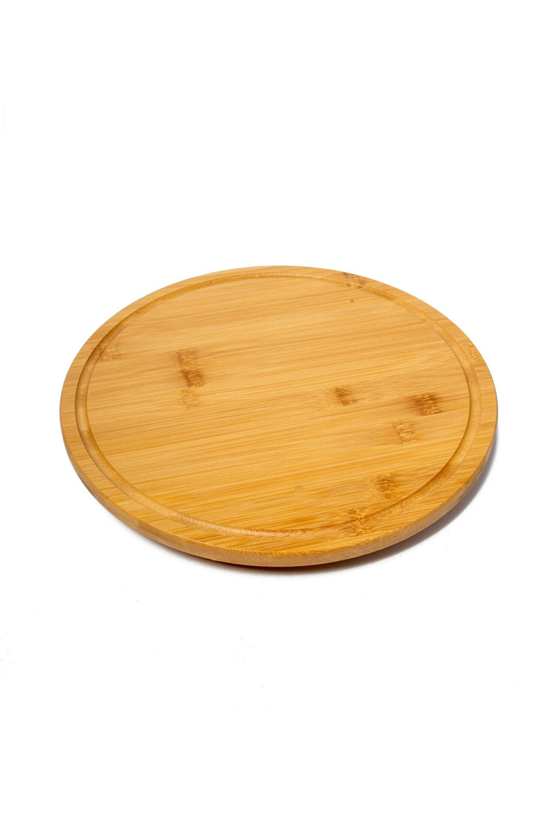 Natura Bamboo Lazy Susan Serving Board (Diameter: 31 cm)