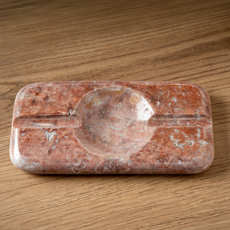 Marble Cigar Ashtray, Flamingo Pink