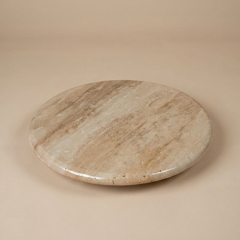 Aura Serving Stand with Wooden Feet