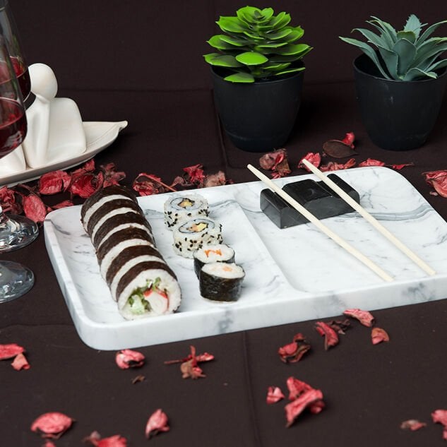 Atarashi Marble Sushi Plate