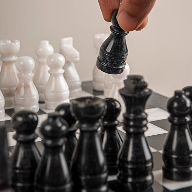 Chess Marble Chess Set, Medium