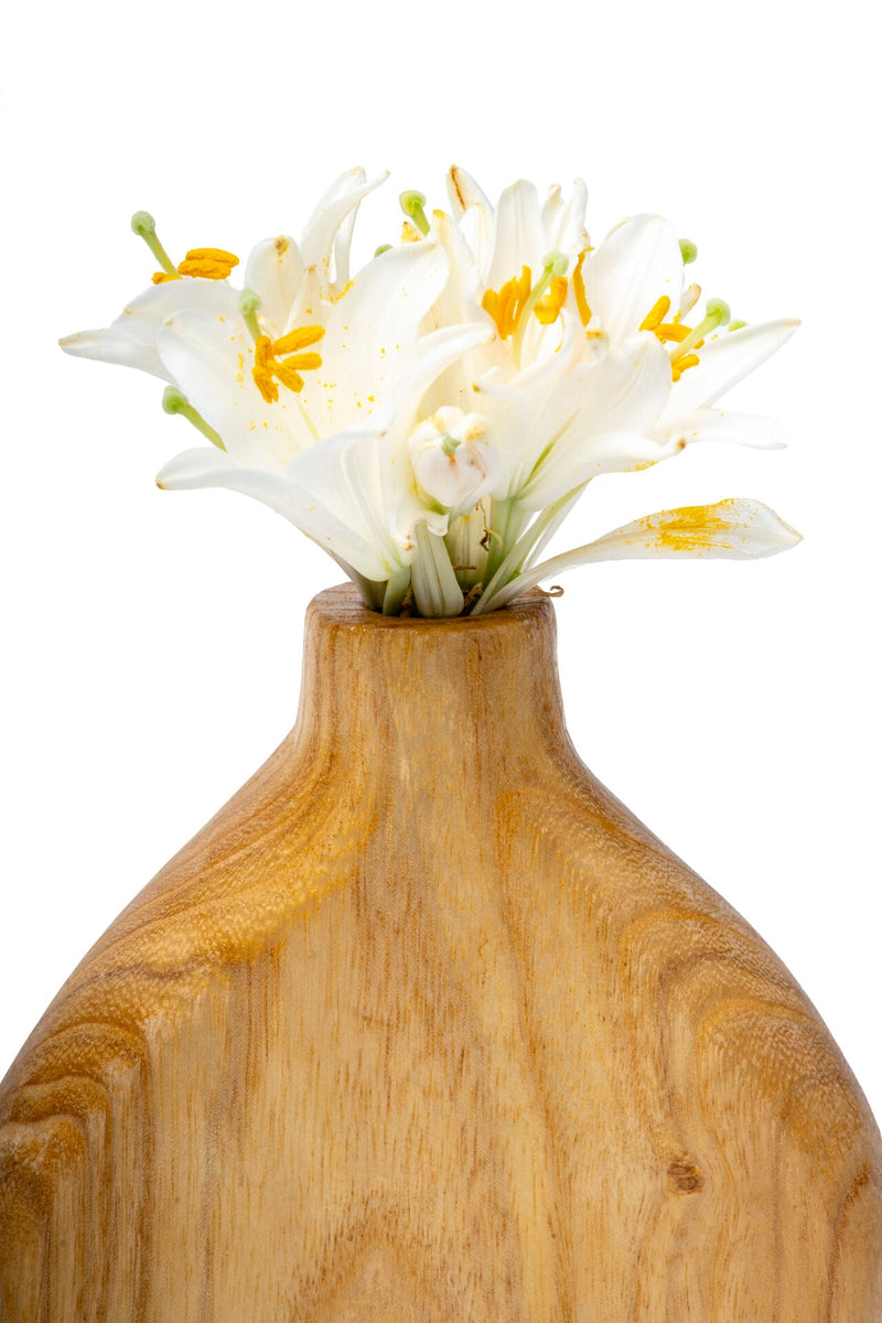 Forest Oval Rustic Vase, Natural