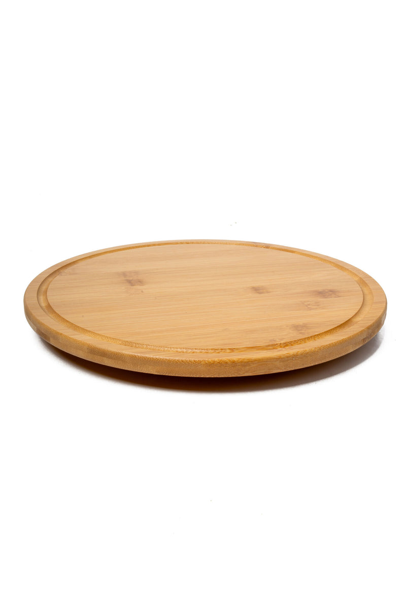 Natura Bamboo Lazy Susan Serving Board (Diameter: 31 cm)
