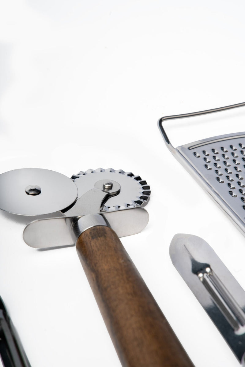 Natura Stainless Steel 5-Piece Kitchen Prep Tool Set