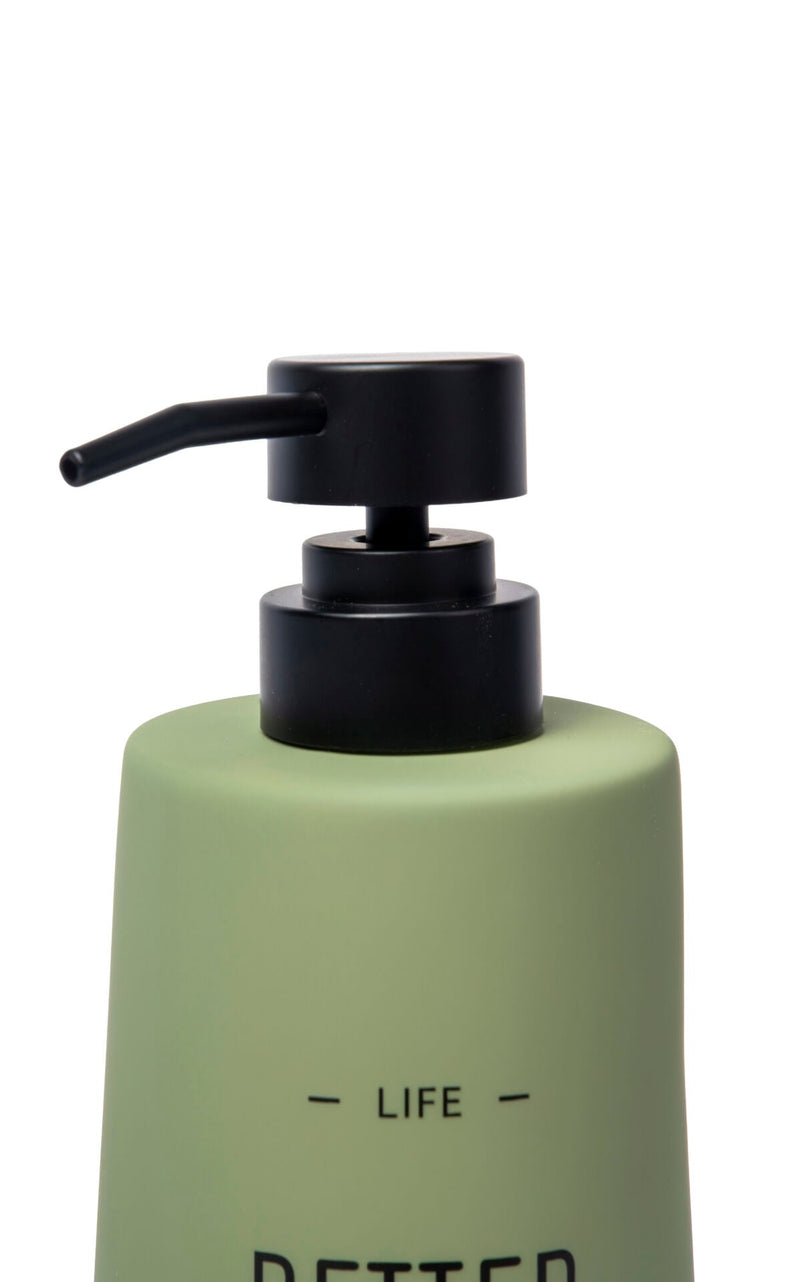 Nordic Ceramic Matte Soap Dispenser, Khaki Green