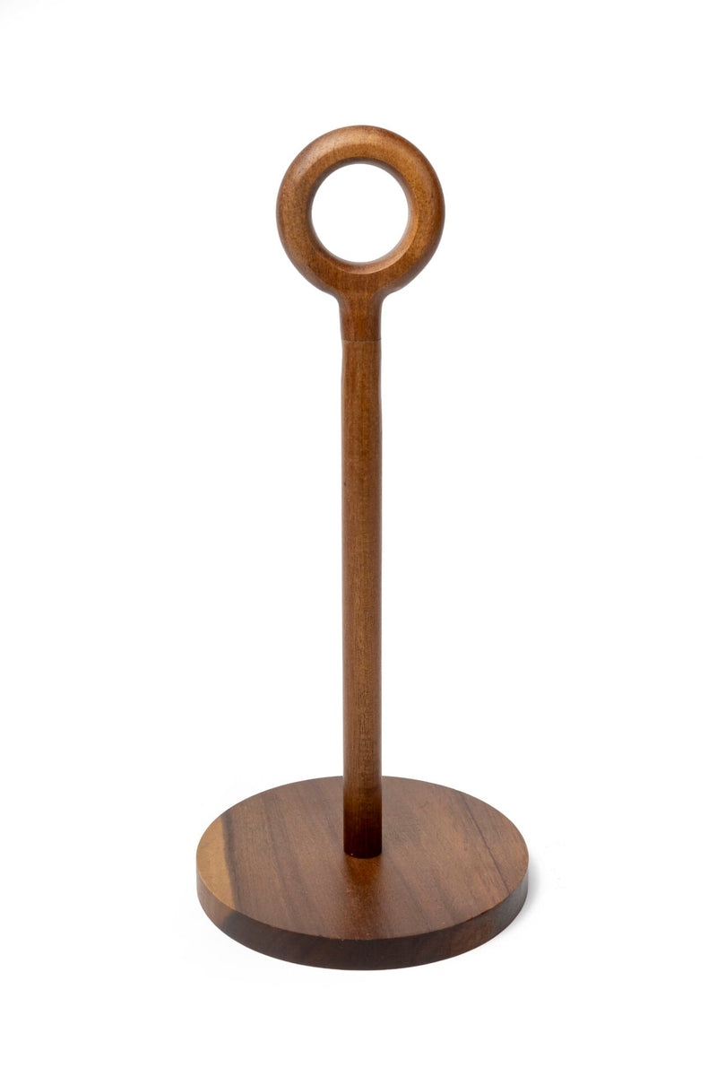 Acacia Wood Ring-Top Paper Towel Holder (33 cm)
