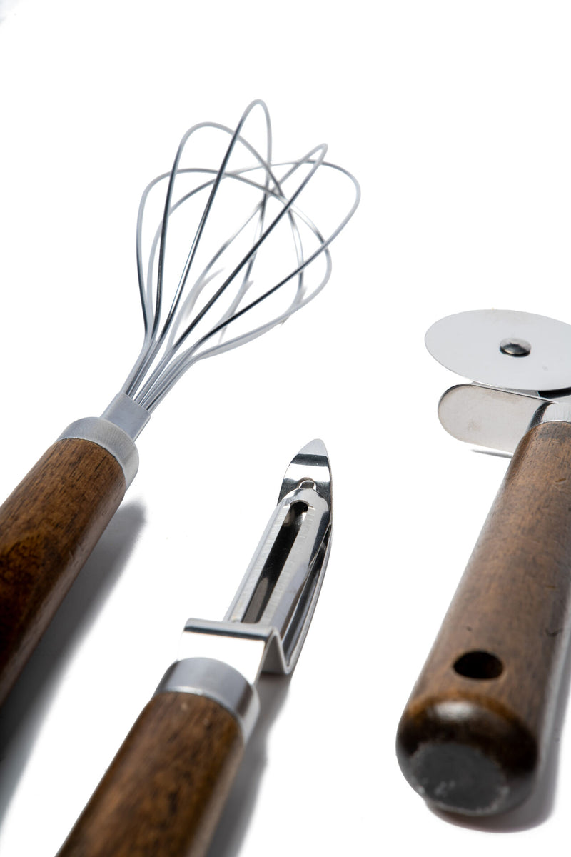 Natura Stainless Steel 5-Piece Kitchen Prep Tool Set