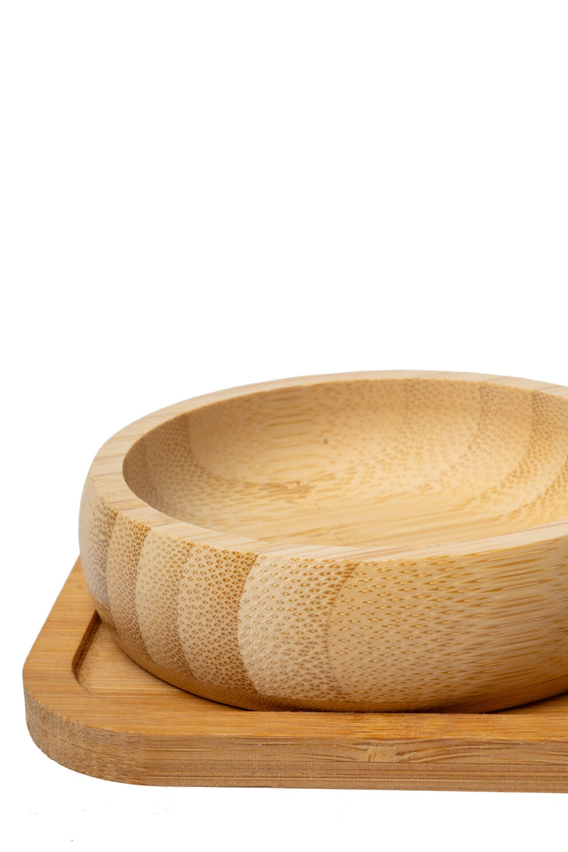 Natura Bamboo 2-Bowl Snack Set (20.5 x 9.5 cm)