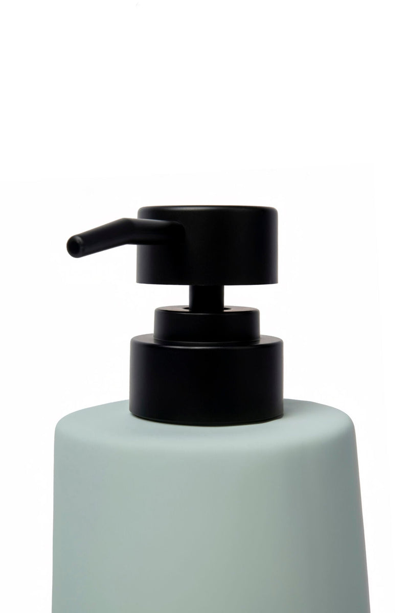 Nordic Ceramic Matte Soap Dispenser, Aqua Green