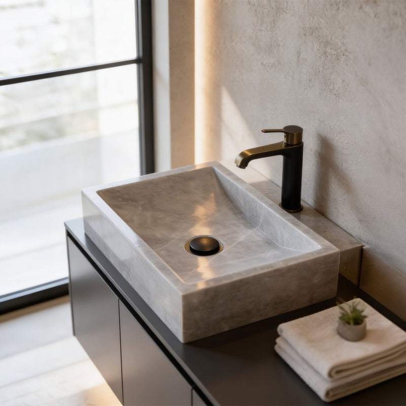 Zenith Marble Block Sink