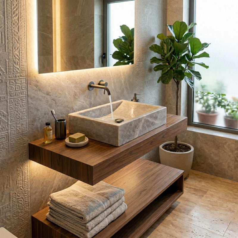 Zenith Marble Block Sink