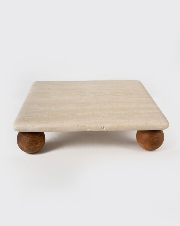 Royal Travertine Square Serving Stand (30 x 30 cm)