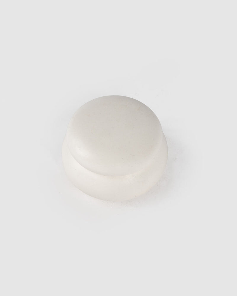 Sotto Ceramic Lidded Jewelry and Cotton Box, Ecru (6 x 4 cm)