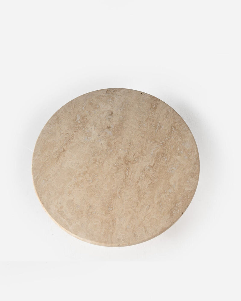 Nora Marble Cake Stand, Travertine (25 cm)