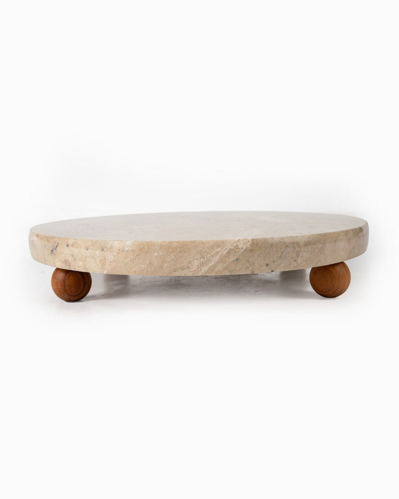 Milos Marble Serving Stand (25 cm)