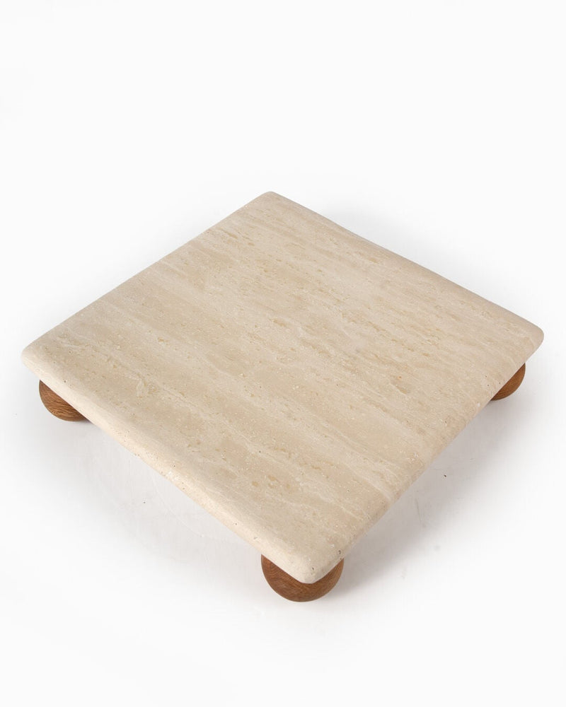 Royal Travertine Square Serving Stand (30 x 30 cm)