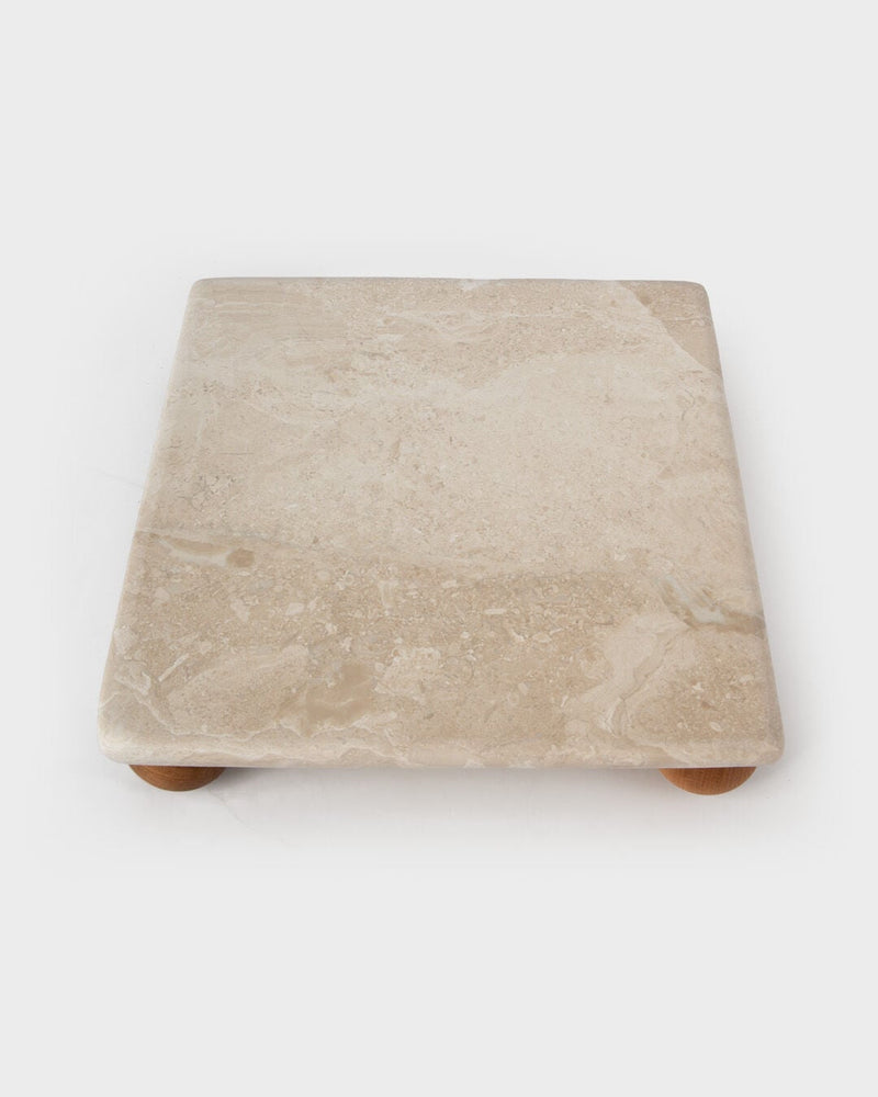 Royal Marble Square Serving Stand, Diana Royal (30 x 30 cm)
