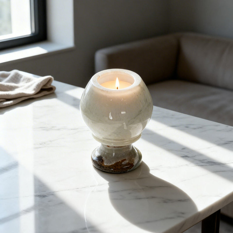 Permea Onyx Candle Holder