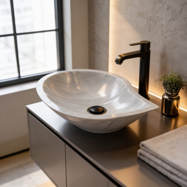 Lidya Marble Vessel Sink
